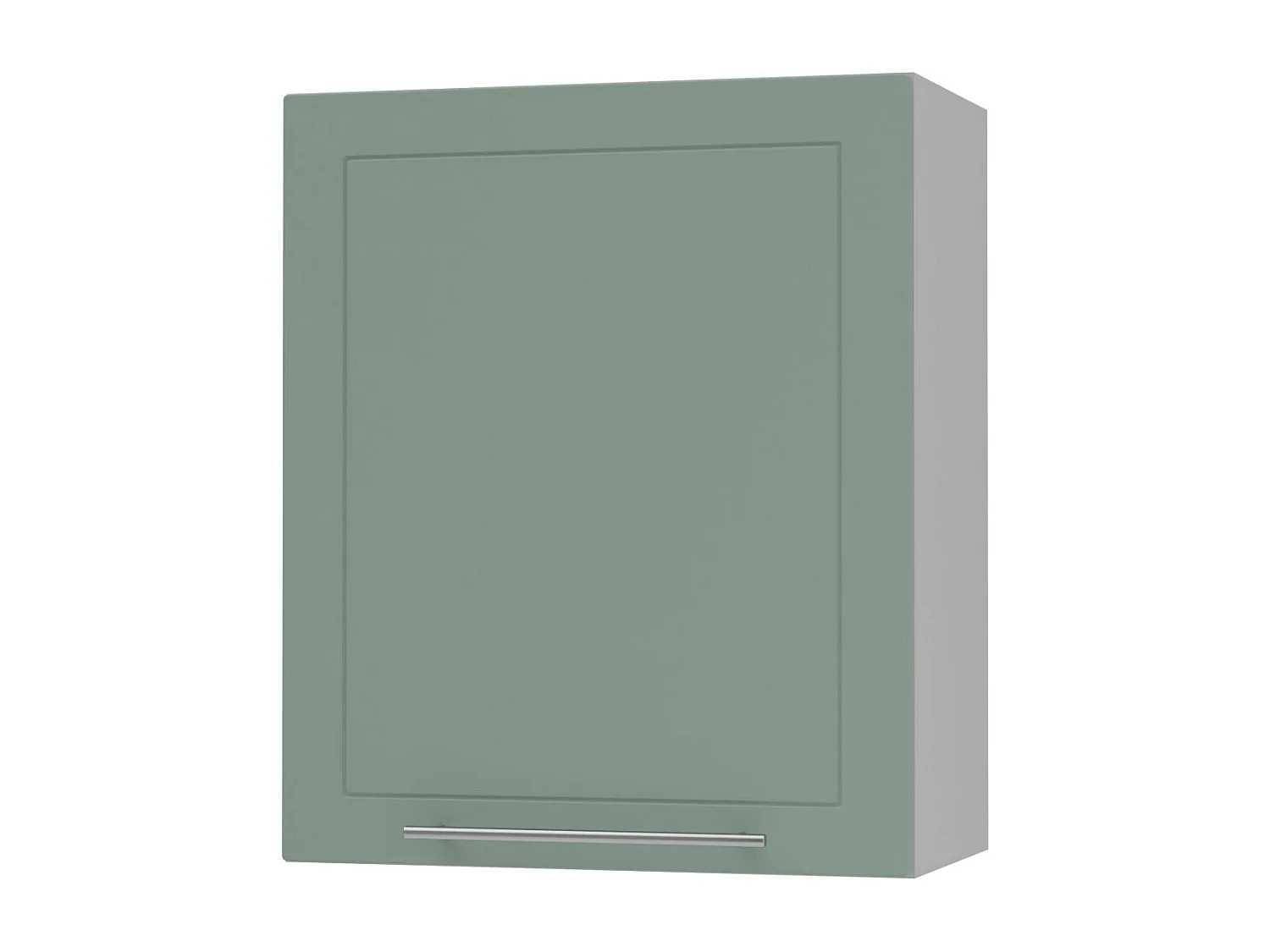 KÜCHENHÄNGESCHRANK Kvantum W2/60 Mint Matt / Grau Matt 60 / 32,5 / 72cm