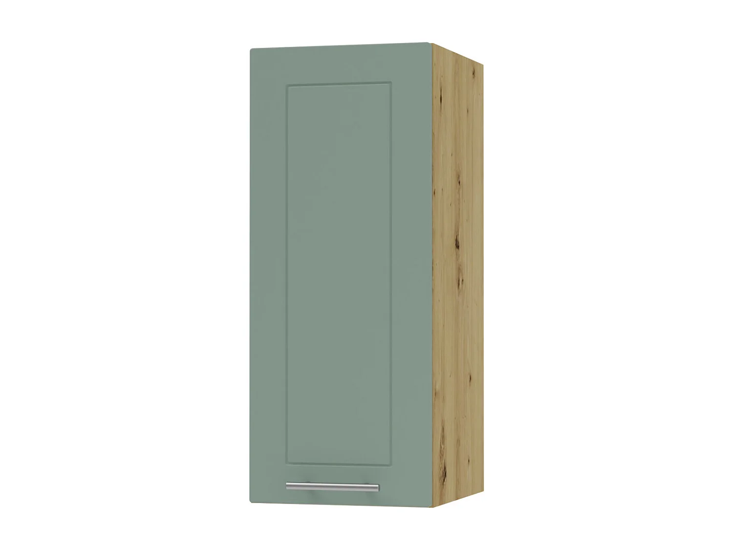 KÜCHENHÄNGESCHRANK Kvantum W2/30 Mint Matt / Eiche Artisan Matt 30 / 32,5 / 72cm