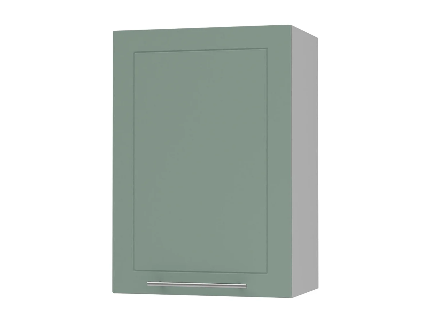 KÜCHENHÄNGESCHRANK Kvantum W2/50 Mint Matt / Grau Matt 50 / 32,5 / 72cm