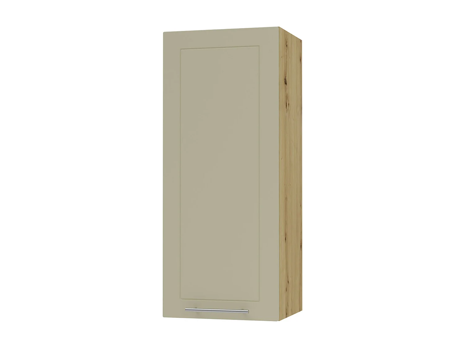 KÜCHENHÄNGESCHRANK Kvantum W4/40 Vanille Matt / Eiche Artisan Matt 40 / 32,5 / 96cm