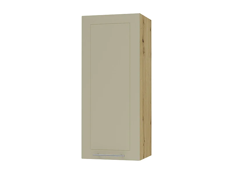 KÜCHENHÄNGESCHRANK Kvantum W4/40 Vanille Matt / Eiche Artisan Matt 40 / 32,5 / 96cm