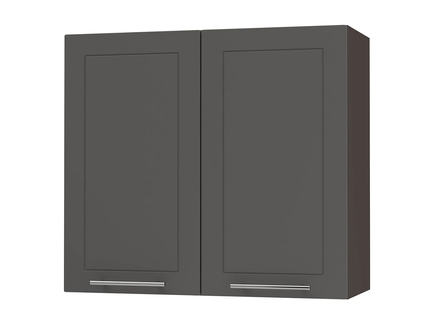 KÜCHENHÄNGESCHRANK Kvantum W3/80 Graphit Matt / Lava Matt 80 / 32,5 / 72cm