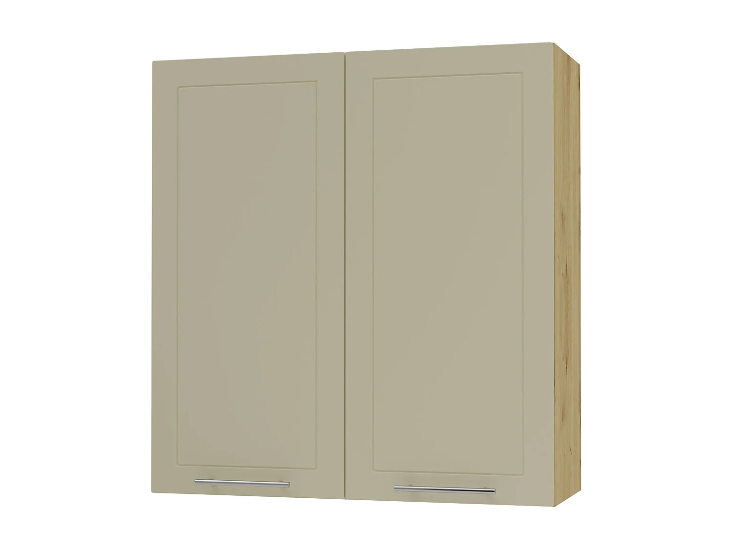 KÜCHENHÄNGESCHRANK Kvantum W4/90 Vanille Matt / Eiche Artisan Matt 90 / 32,5 / 96cm