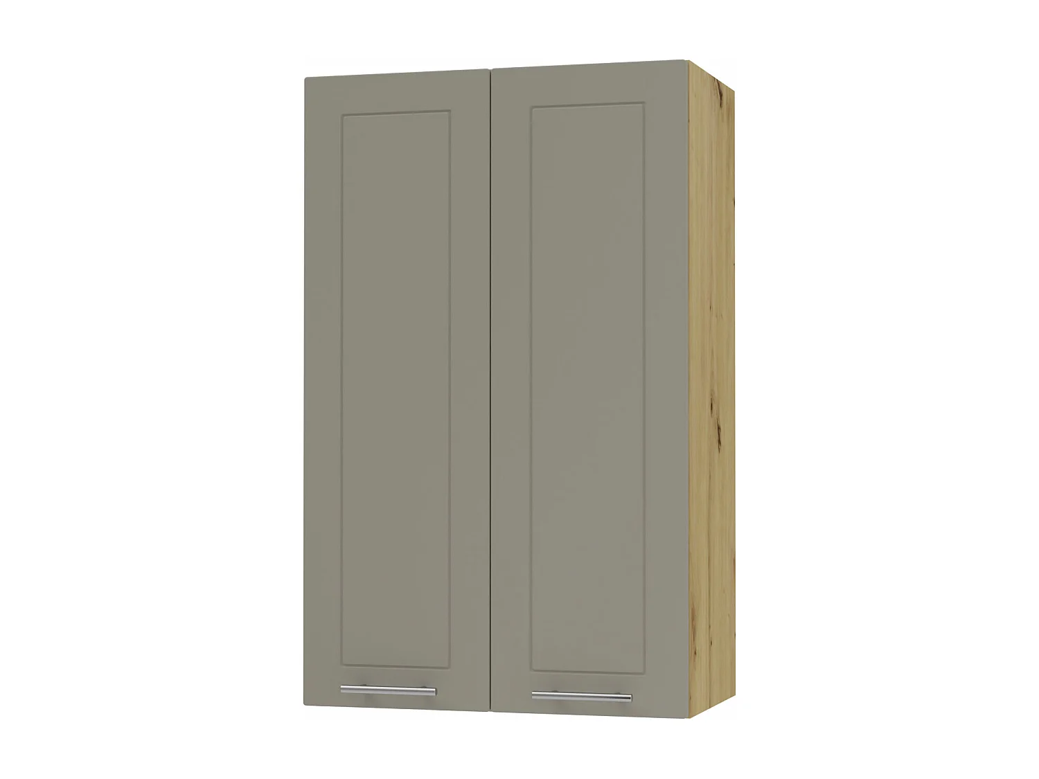 KÜCHENHÄNGESCHRANK Kvantum W4/60 Beige Matt / Eiche Artisan Matt 60 / 32,5 / 96cm