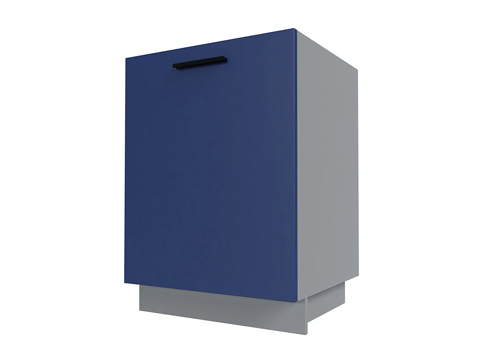 KÜCHENUNTERSCHRANK Bonn D1D/60 Marineblau Matt / Grau Matt 60 / 50 / 82cm