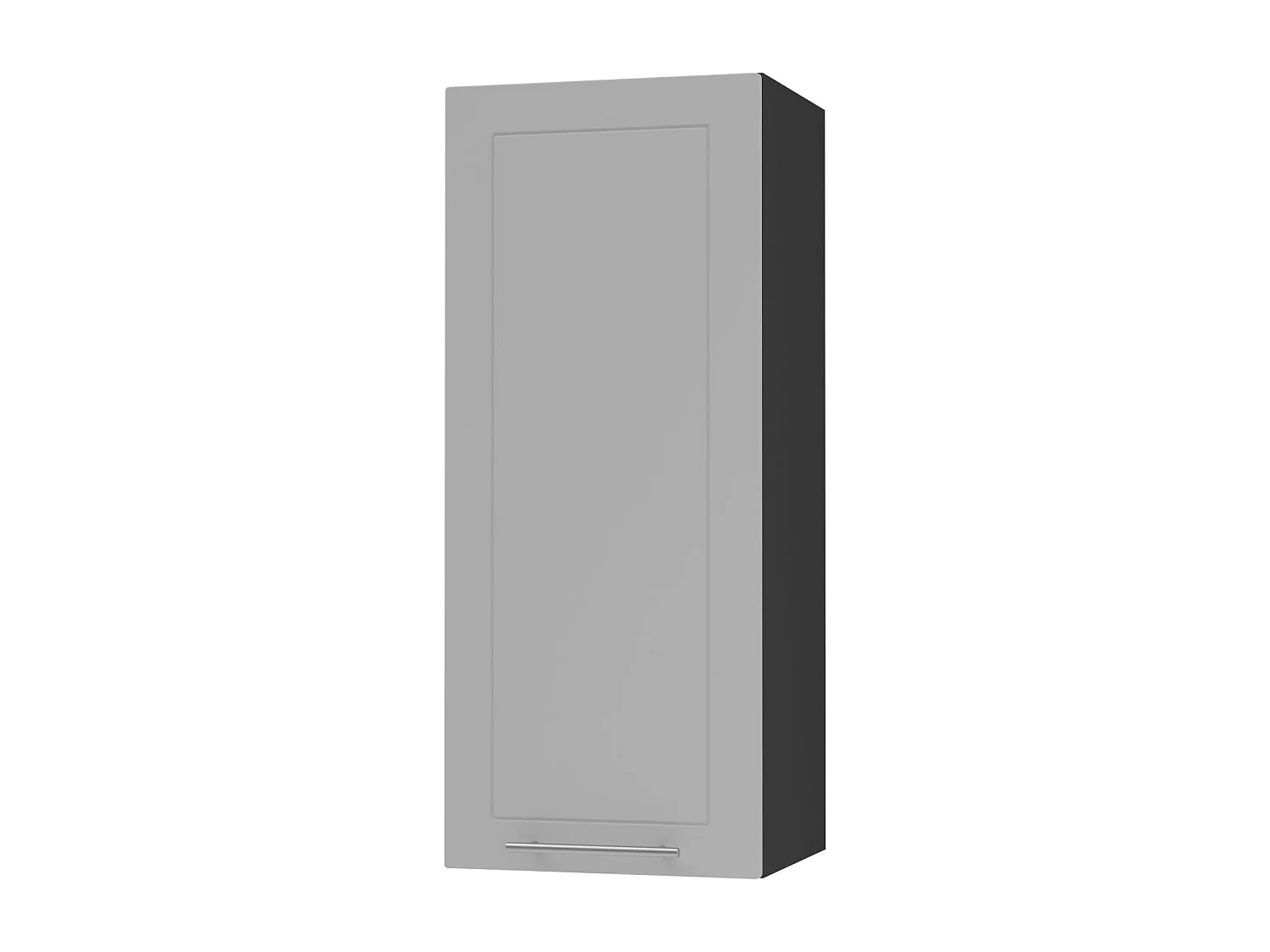 KÜCHENHÄNGESCHRANK Kvantum W4/40 Dust Grey Matt / Schwarz Matt 40 / 32,5 / 96cm