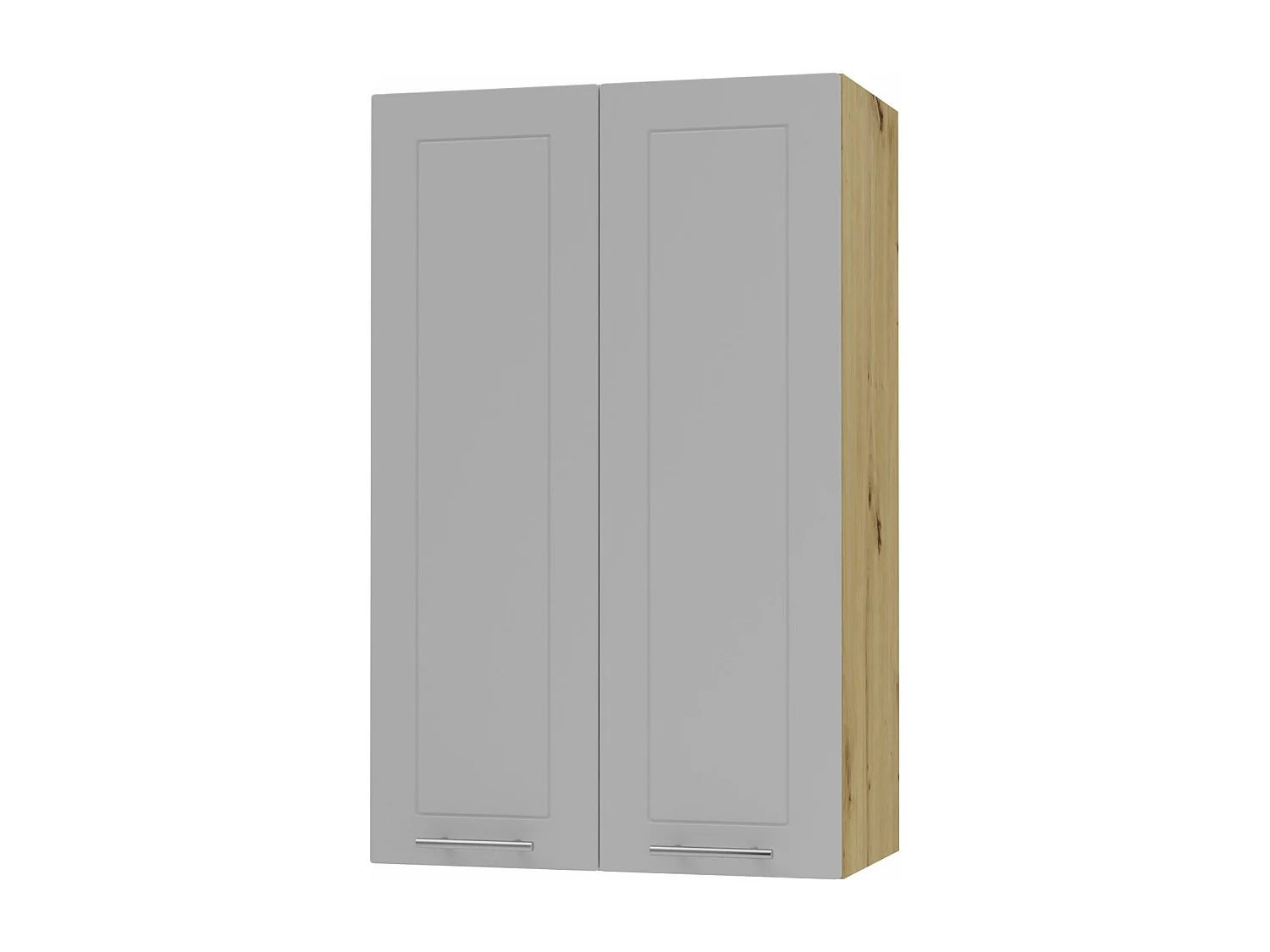 KÜCHENHÄNGESCHRANK Kvantum W4/60 Dust Grey Matt / Eiche Artisan Matt 60 / 32,5 / 96cm