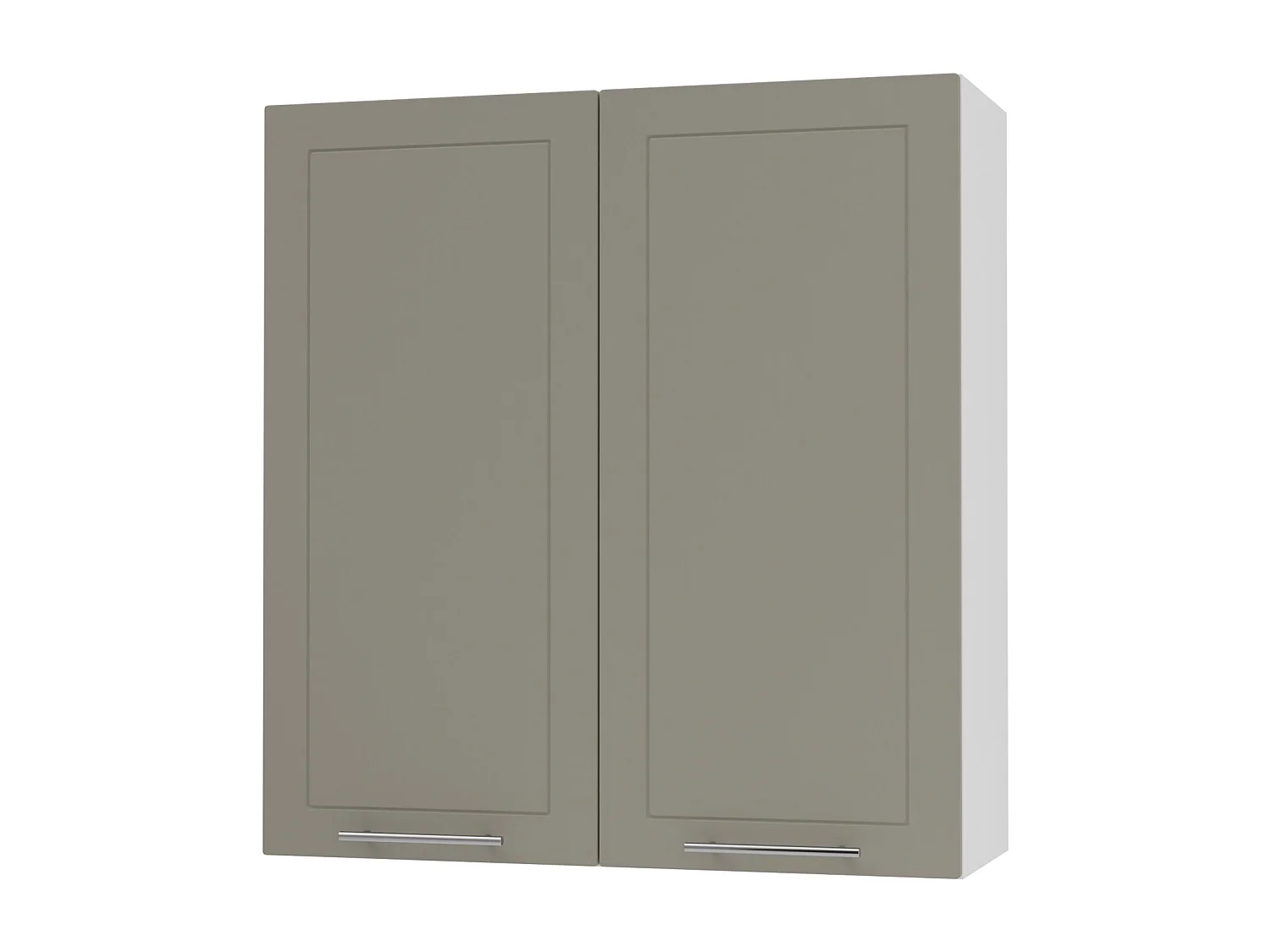 KÜCHENHÄNGESCHRANK Kvantum W4/90 Weiß Matt / Weiß Matt 90 / 32,5 / 96cm