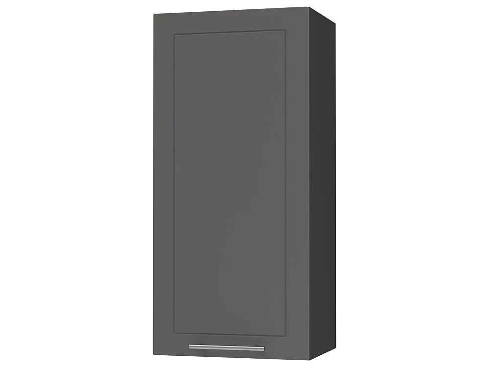 KÜCHENHÄNGESCHRANK Kvantum W4/45 Graphit Matt / Schwarz Matt 45 / 32,5 / 96cm