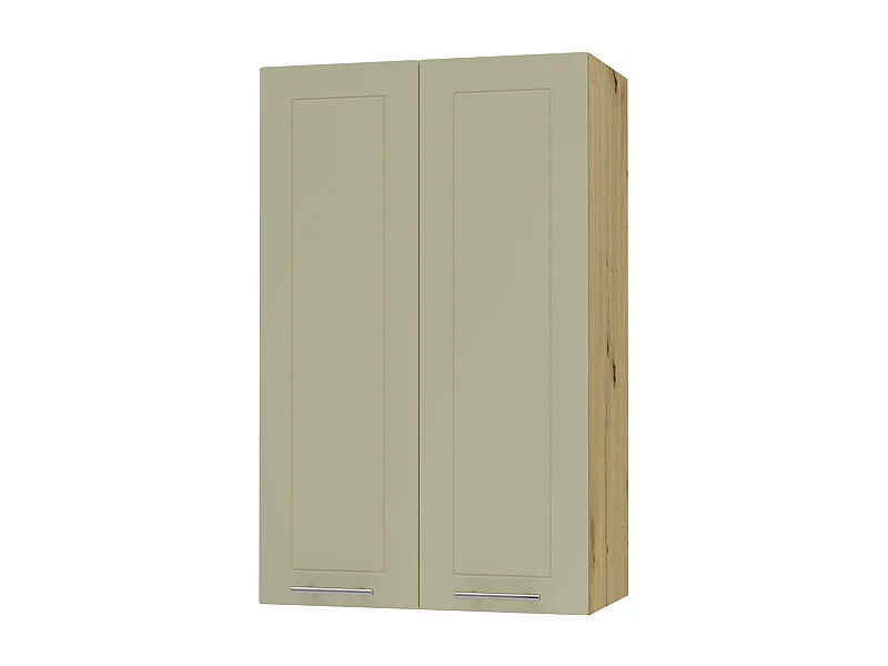 KÜCHENHÄNGESCHRANK Kvantum W4/60 Vanille Matt / Eiche Artisan Matt 60 / 32,5 / 96cm