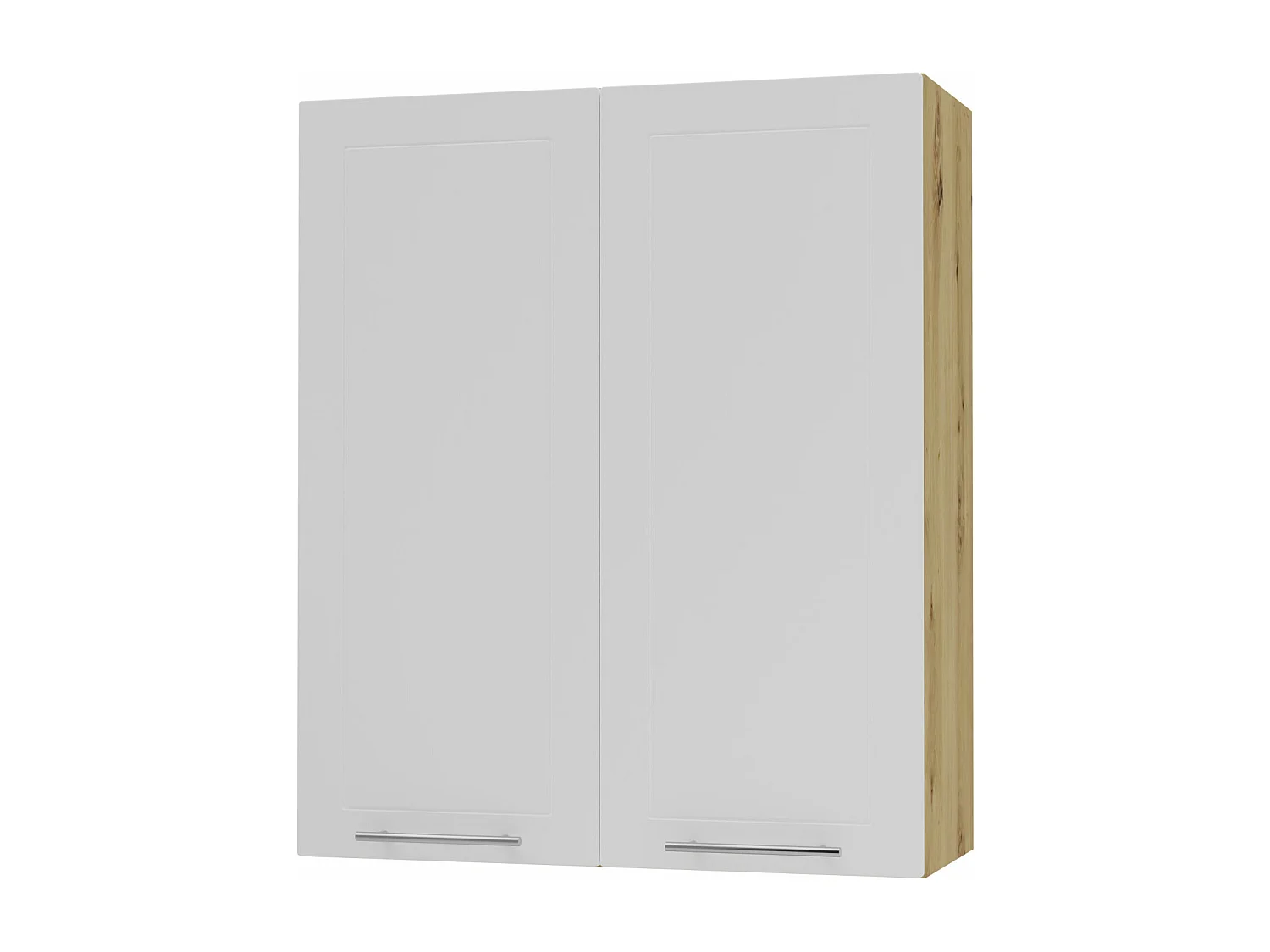 KÜCHENHÄNGESCHRANK Kvantum W4/80 Weiß Matt / Eiche Artisan Matt 80 / 32,5 / 96cm