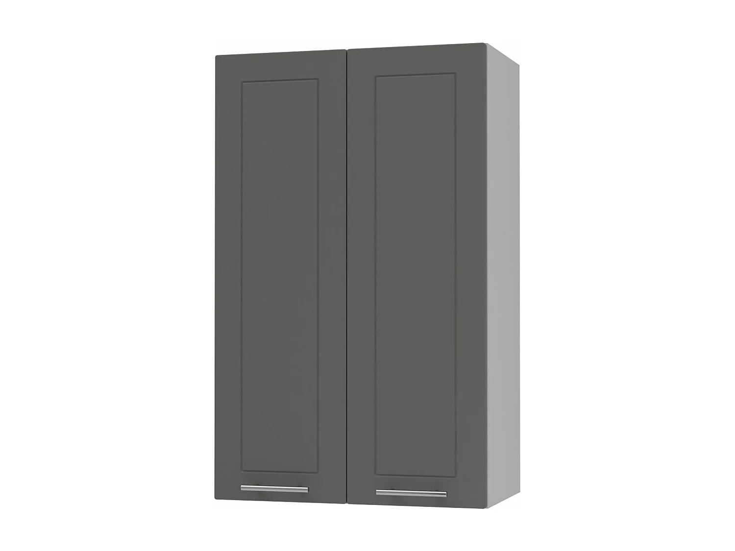 KÜCHENHÄNGESCHRANK Kvantum W4/60 Graphit Matt / Grau Matt 60 / 32,5 / 96cm