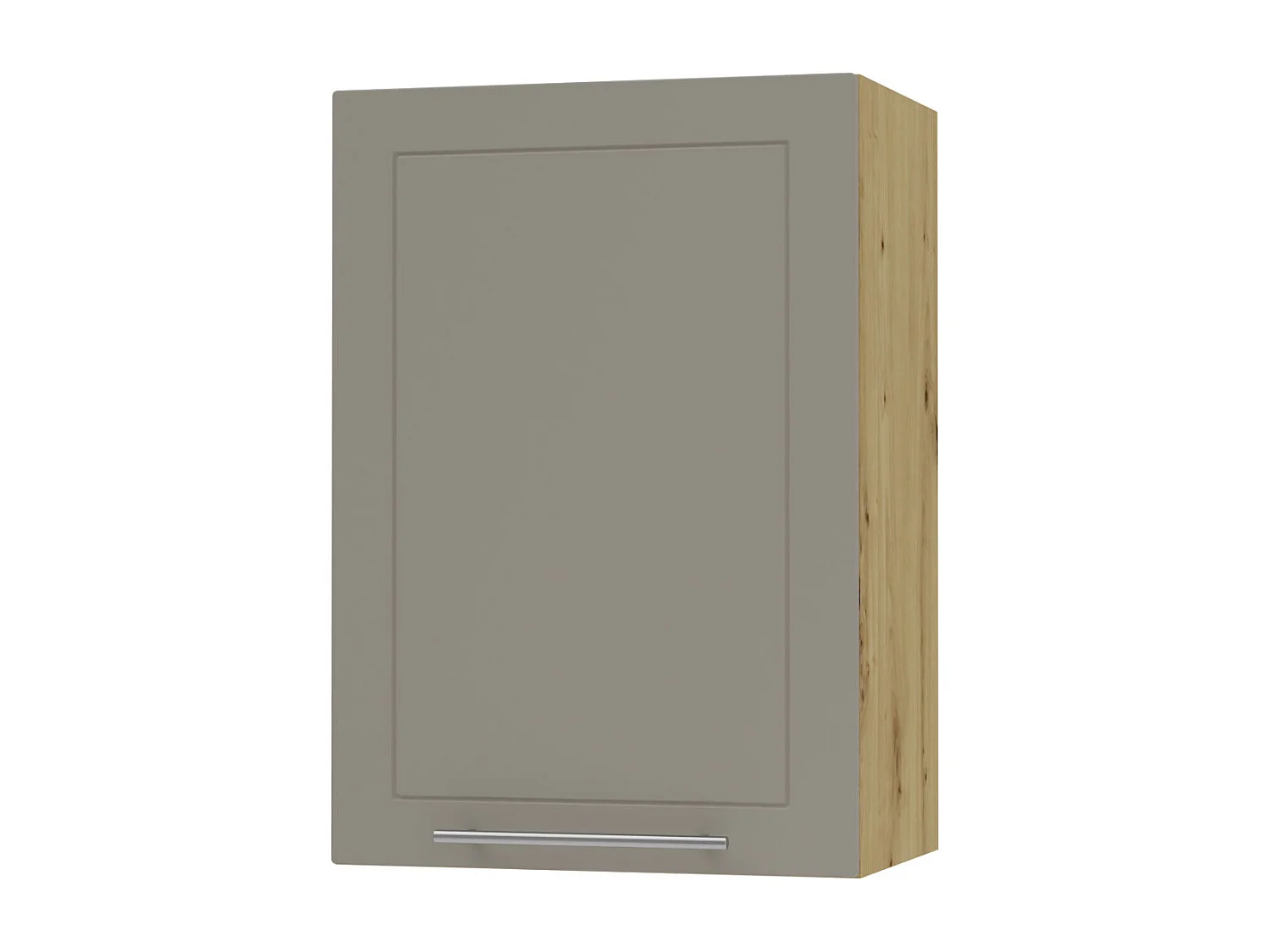 KÜCHENHÄNGESCHRANK Kvantum W2/50 Beige Matt / Eiche Artisan Matt 50 / 32,5 / 72cm