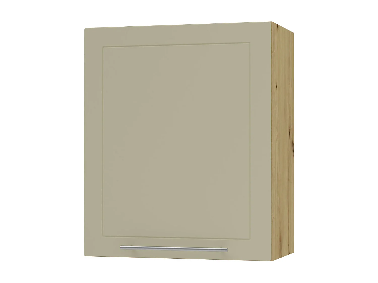 KÜCHENHÄNGESCHRANK Kvantum W2/60 Vanille Matt / Eiche Artisan Matt 60 / 32,5 / 72cm