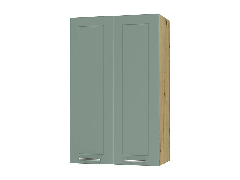 KÜCHENHÄNGESCHRANK Kvantum W4/60 Mint Matt / Eiche Artisan Matt 60 / 32,5 / 96cm