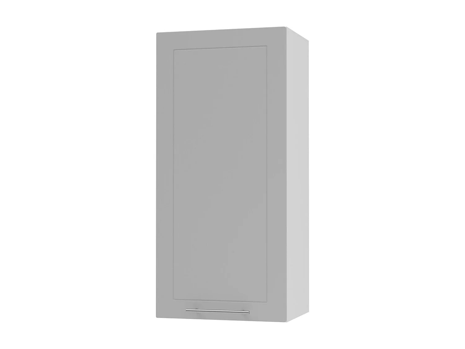 KÜCHENHÄNGESCHRANK Kvantum W4/45 Dust Grey Matt / Weiß Matt 45 / 32,5 / 96cm