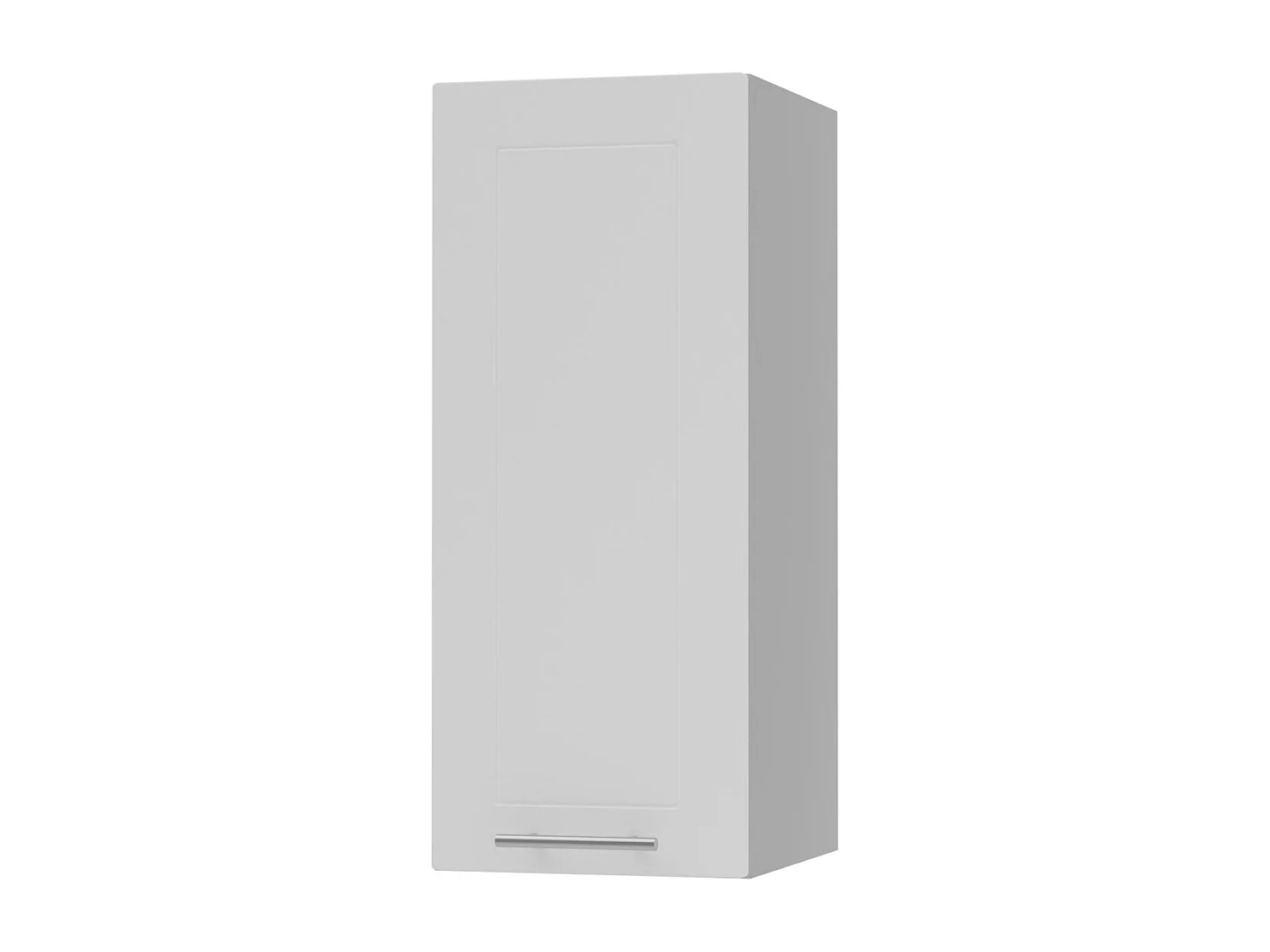 KÜCHENHÄNGESCHRANK Kvantum W2/30 Weiß Matt / Grau Matt 30 / 32,5 / 72cm