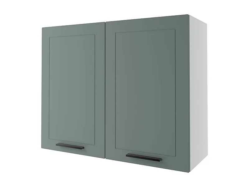 KÜCHENHÄNGESCHRANK Kvantum W3/90 Mint Matt / Weiß Matt 90 / 32,5 / 72cm