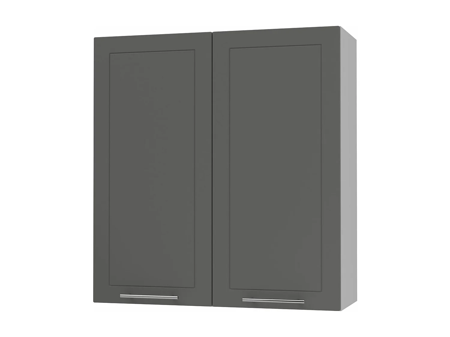 KÜCHENHÄNGESCHRANK Kvantum W4/90 Graphit Matt / Grau Matt 90 / 32,5 / 96cm