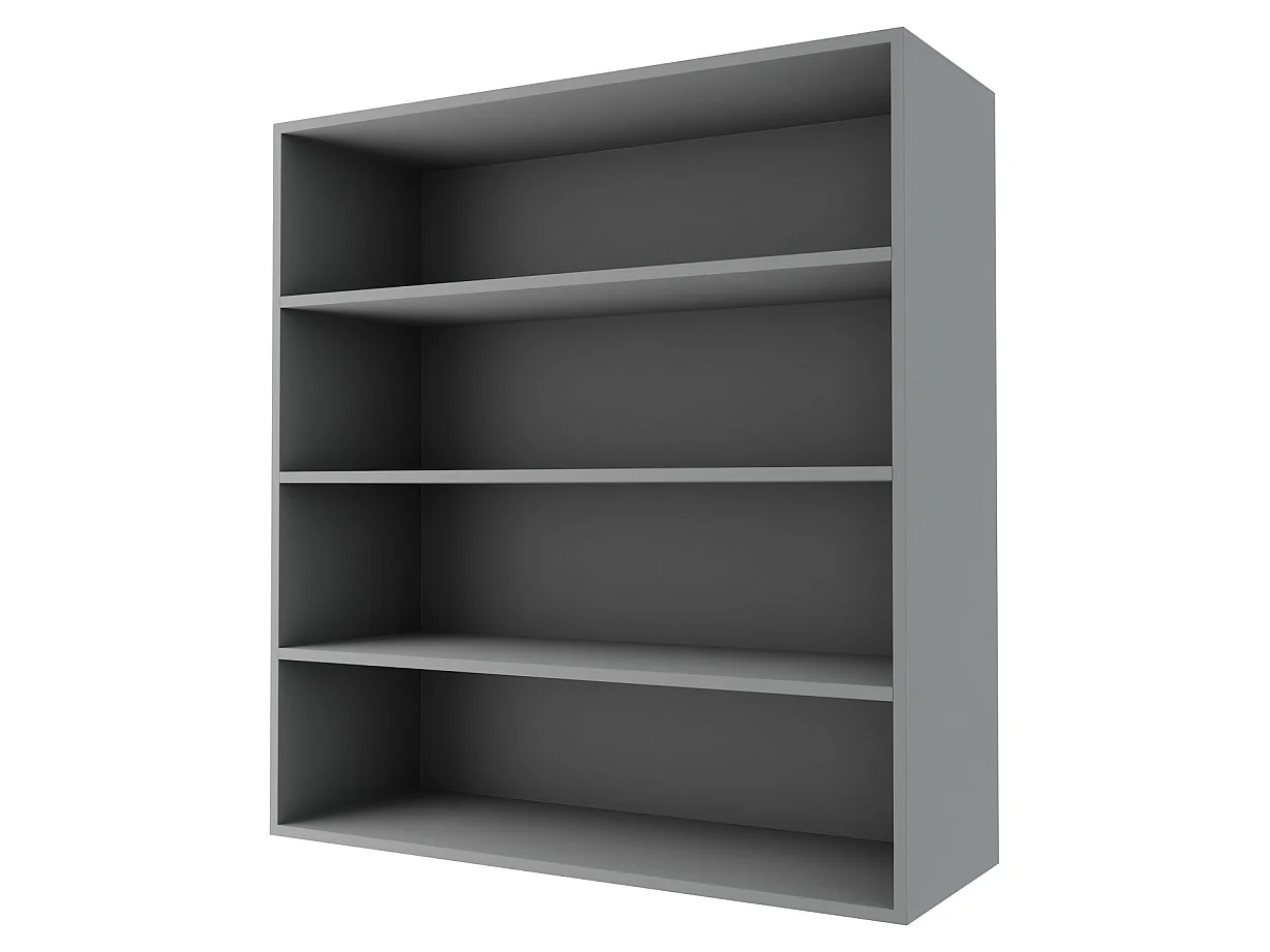 KÜCHENHÄNGESCHRANK Kvantum W4/90 Graphit Matt / Grau Matt 90 / 32,5 / 96cm