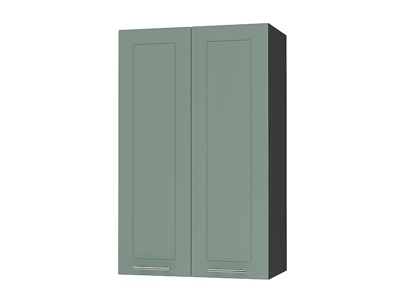KÜCHENHÄNGESCHRANK Kvantum W4/60 Mint Matt / Schwarz Matt 60 / 32,5 / 96cm