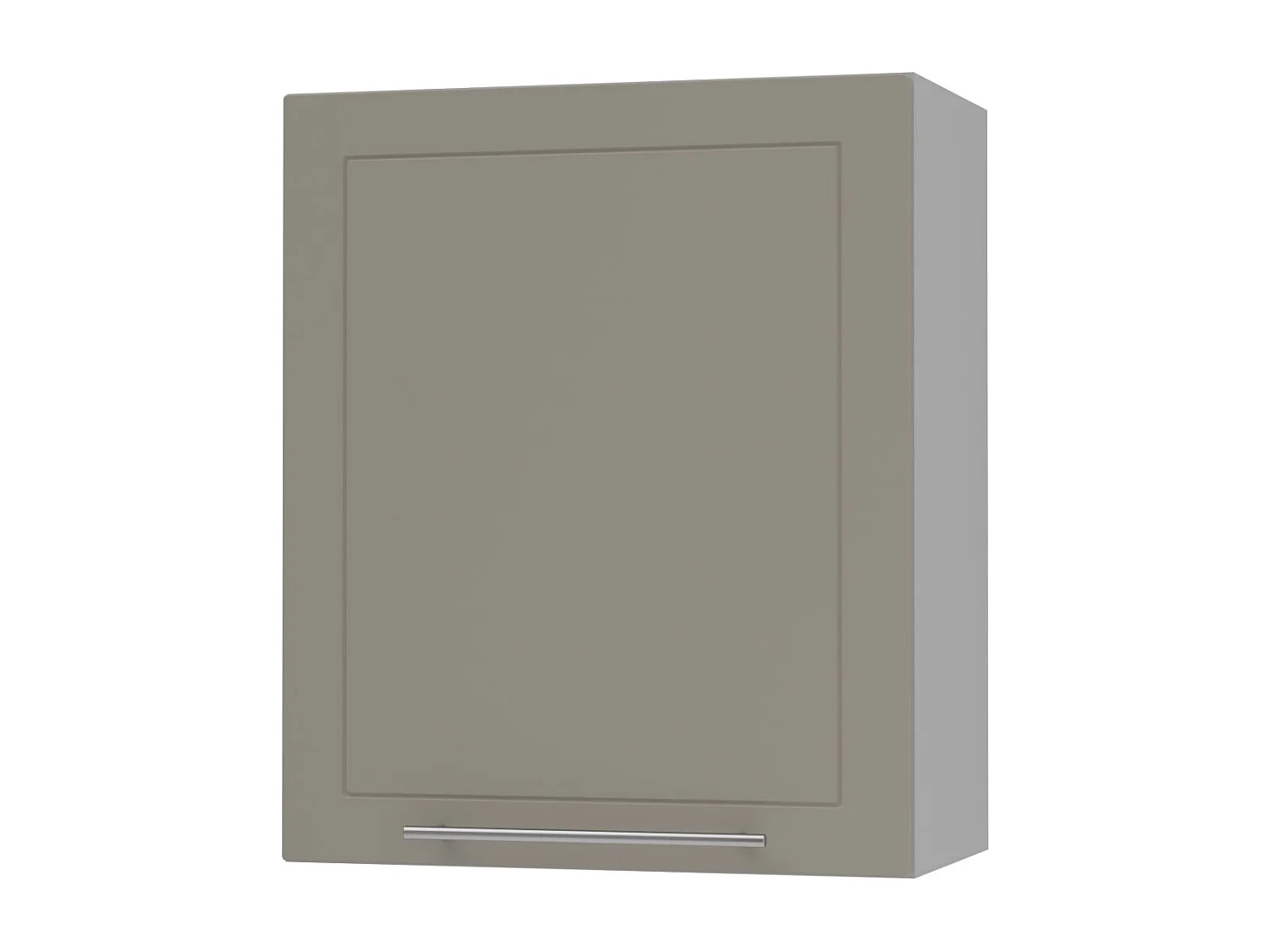 KÜCHENHÄNGESCHRANK Kvantum W2/60 Beige Matt / Grau Matt 60 / 32,5 / 72cm