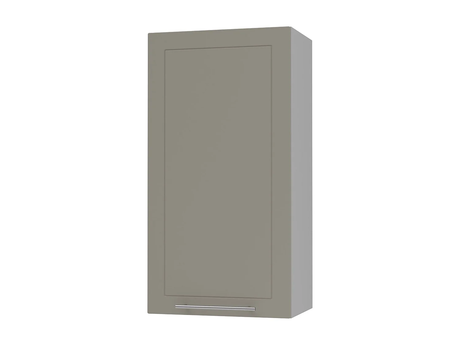 KÜCHENHÄNGESCHRANK Kvantum W4/50 Beige Matt / Grau Matt 50 / 32,5 / 96cm