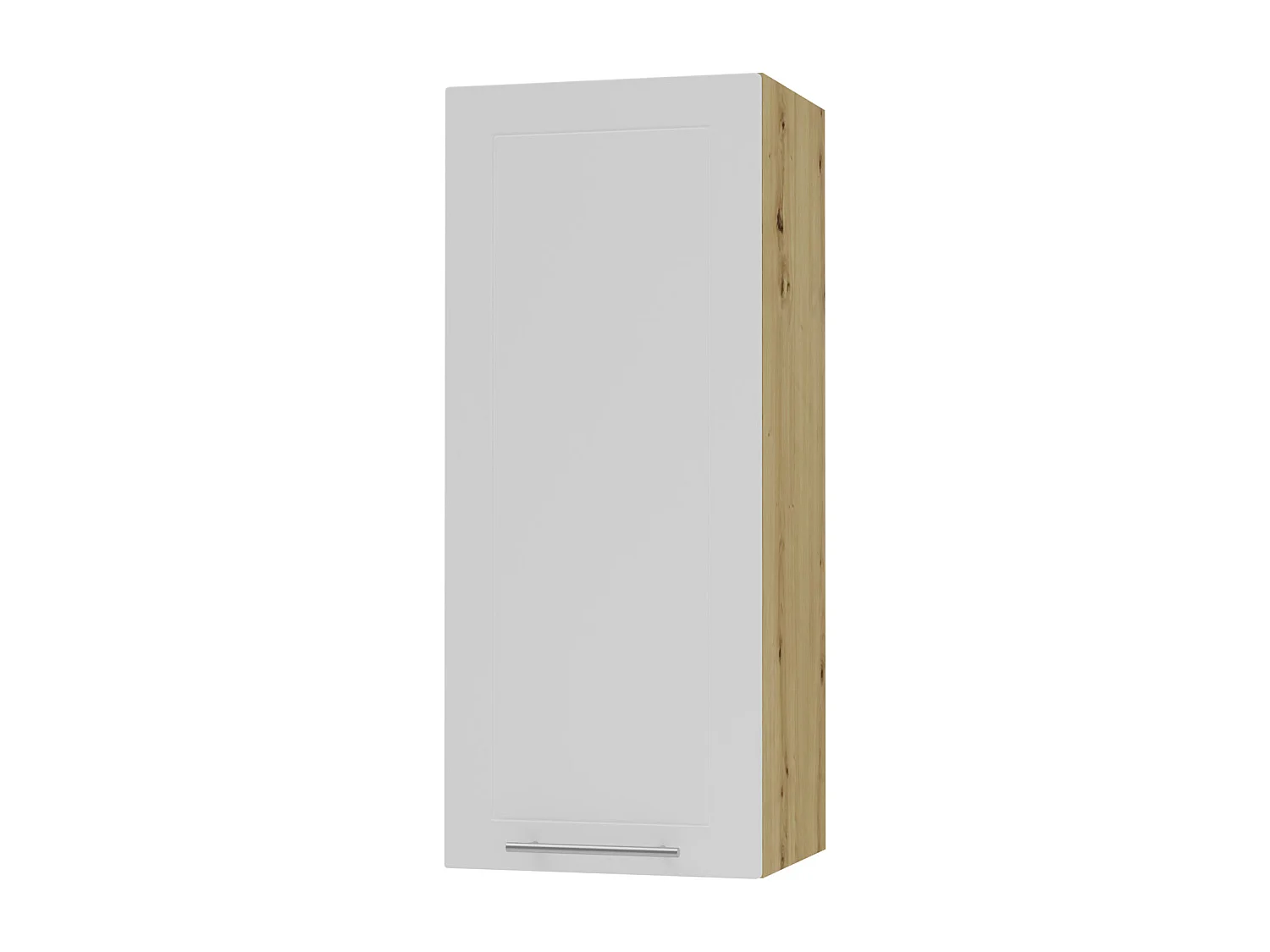 KÜCHENHÄNGESCHRANK Kvantum W4/40 Weiß Matt / Eiche Artisan Matt 40 / 32,5 / 96cm