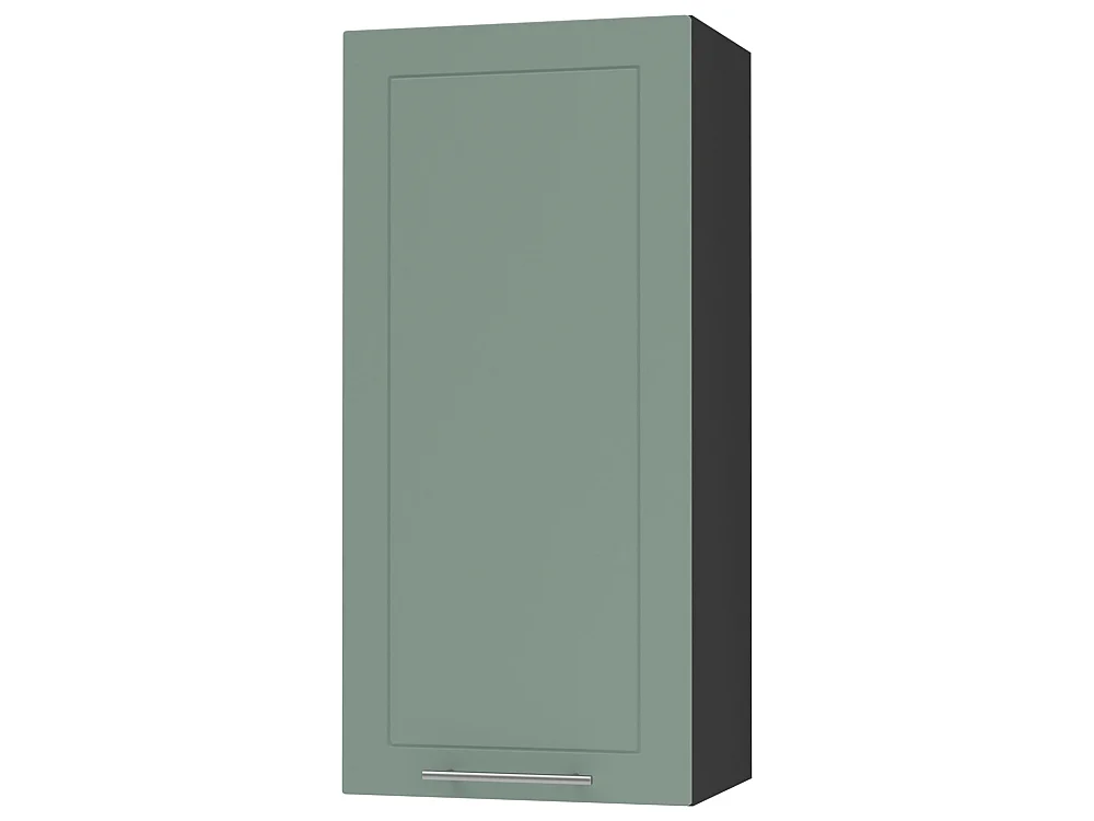 KÜCHENHÄNGESCHRANK Kvantum W4/45 Mint Matt / Schwarz Matt 45 / 32,5 / 96cm