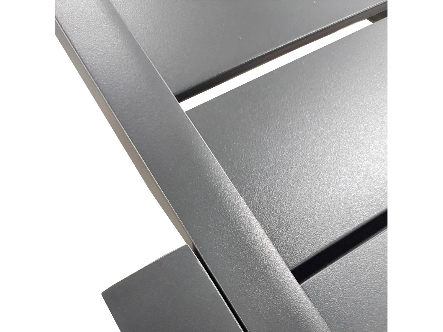 Table de jardin ELORA extensible aluminium anthracite. 8 places. 135 / 270 x 90 x 75 cm