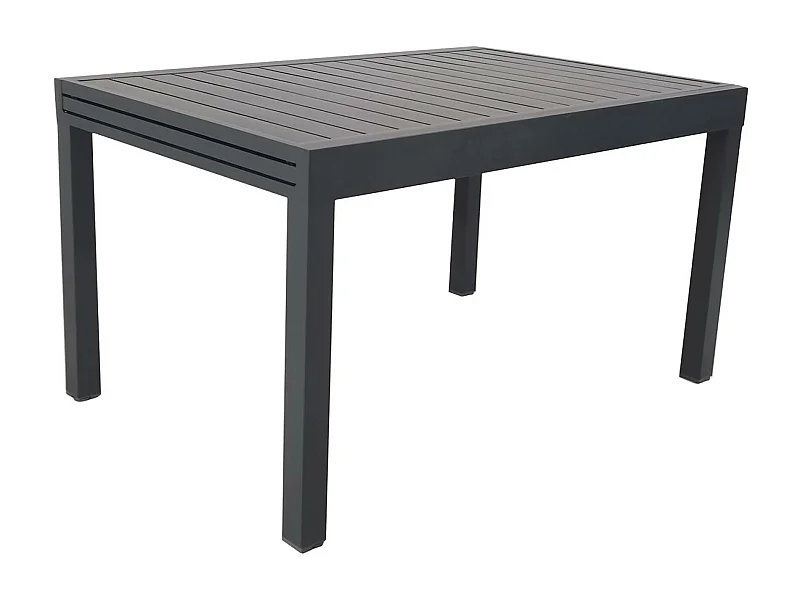 Table de jardin ELORA extensible aluminium anthracite. 8 places. 135 / 270 x 90 x 75 cm