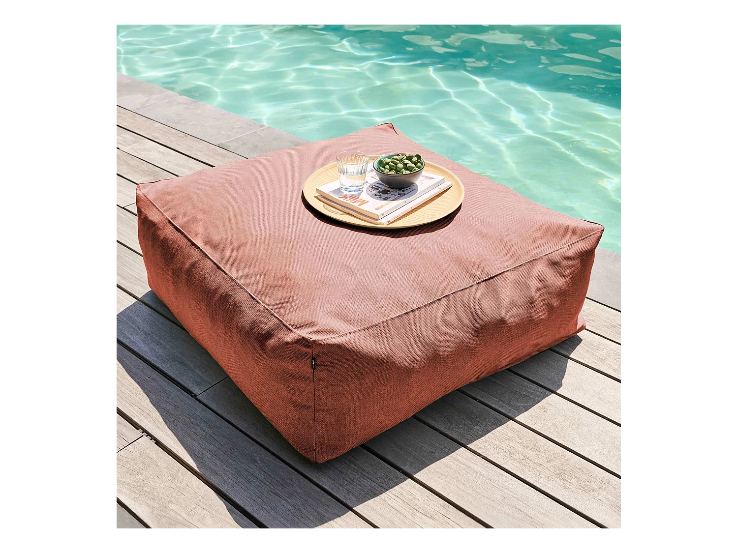 Modulaire tuinset 8 zitplaatsen terracotta