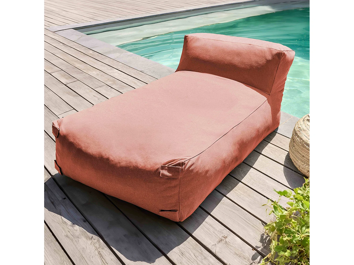 Salon de jardin modulable 8 places terracotta - Mixi