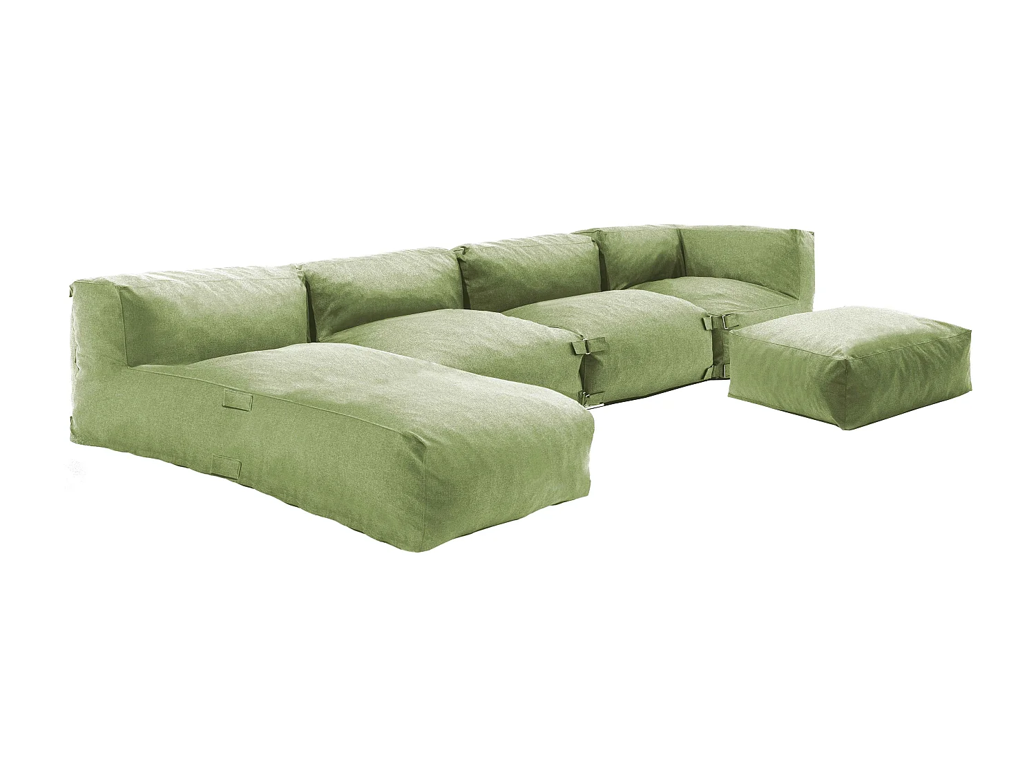 Modulaire tuinset 5 zitplaatsen groen cactus