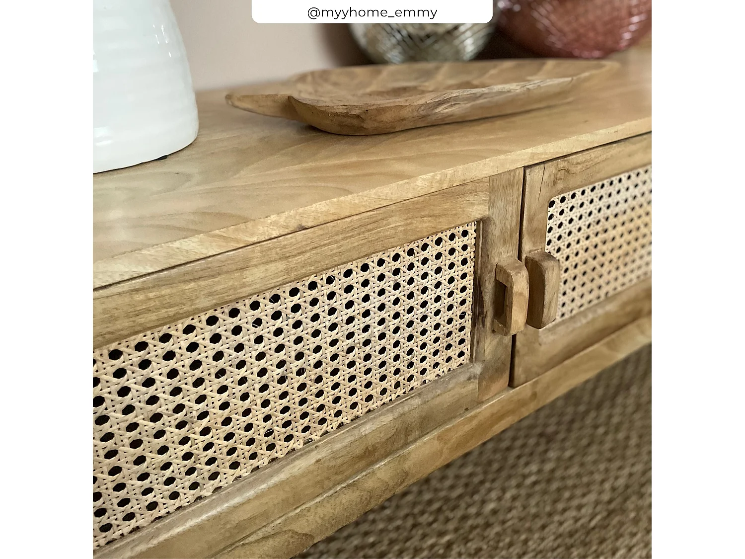 Ensemble buffet et meuble TV en bois - Tiki