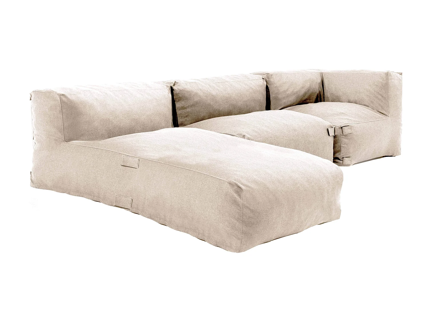 Modulaire tuinset 3 zitplaatsen beige