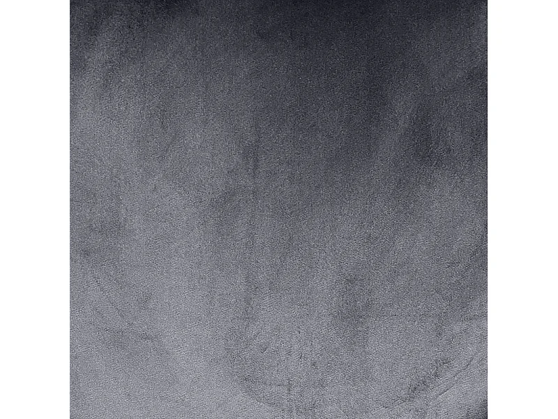 Lot de 2 chaises velours tressé gris anthracite pieds métal - BOWI 2