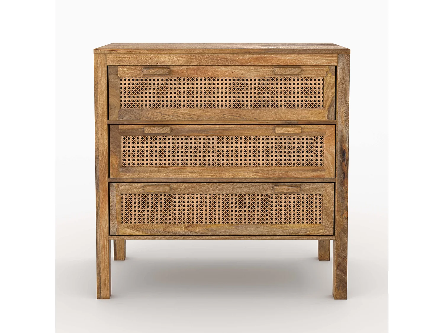 Pack cómoda y armario de madera - Tiki