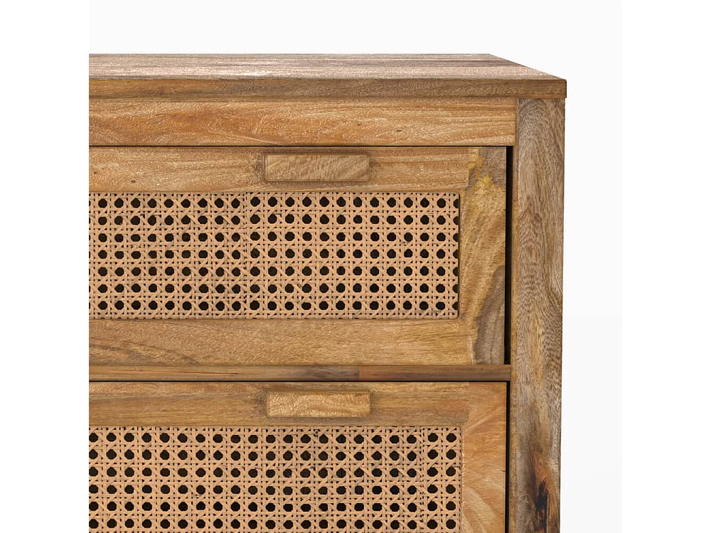 Ensemble commode et armoire en bois - Tiki