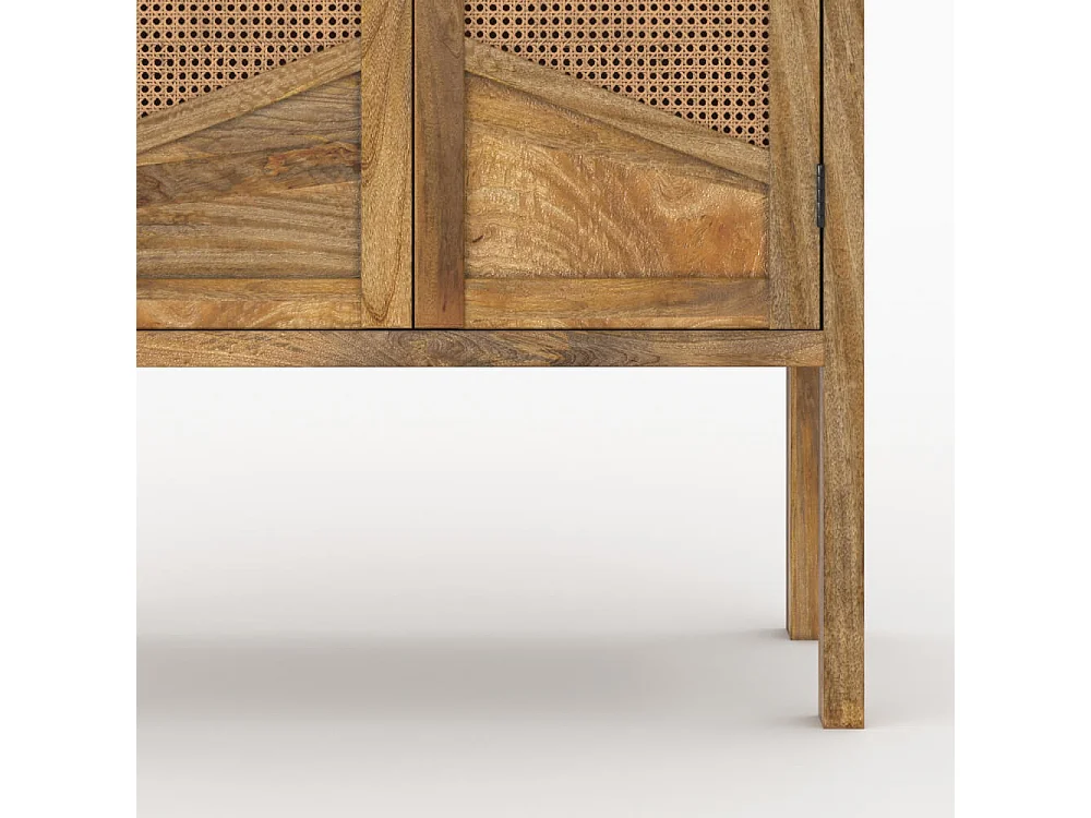 Ensemble commode et armoire en bois - Tiki