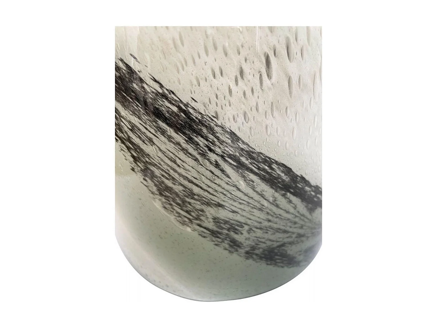 Vase marbre Verre Blanc - Riviera Interior's