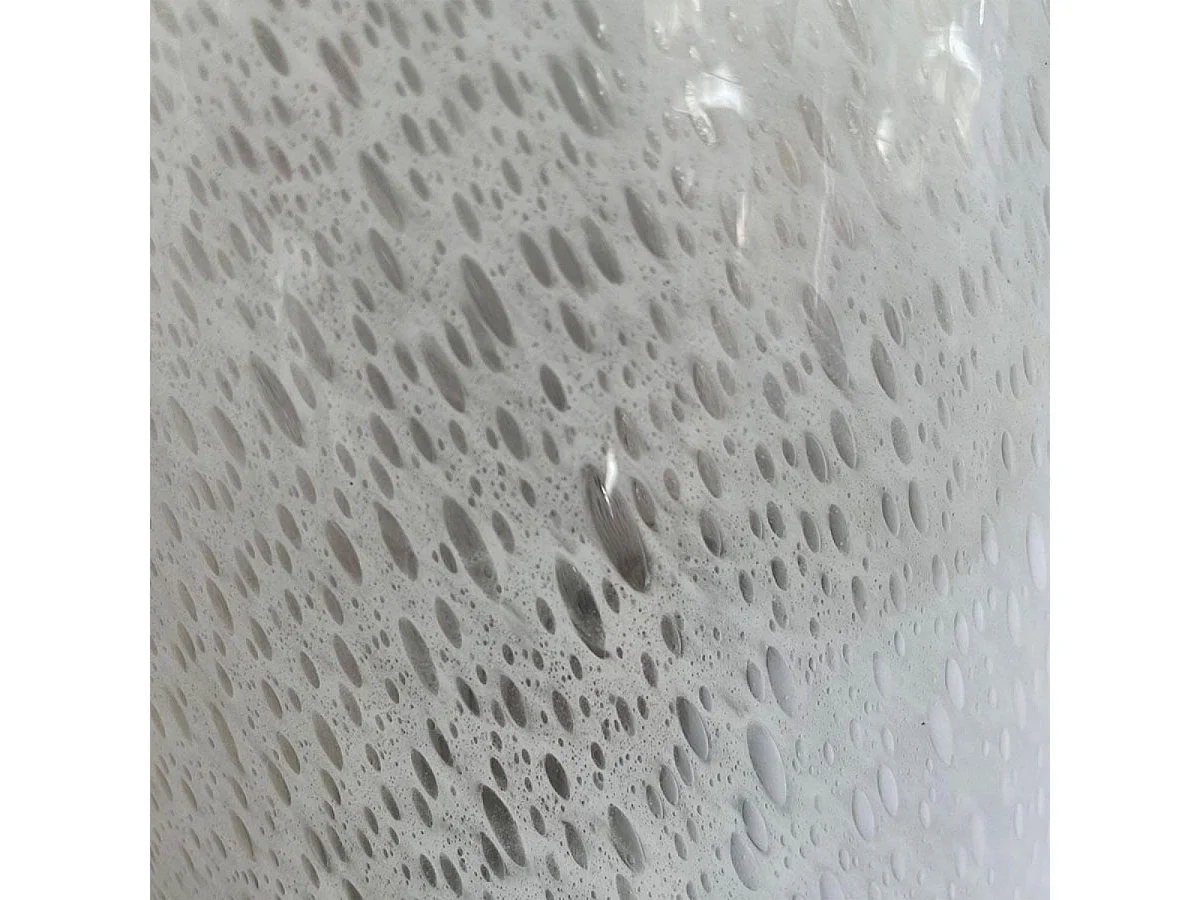 Vase marbre Verre Blanc - Riviera Interior's