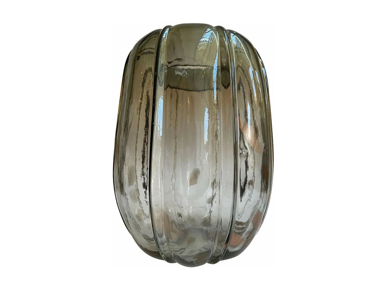 Vase Verre Gris - Voyage Interior's