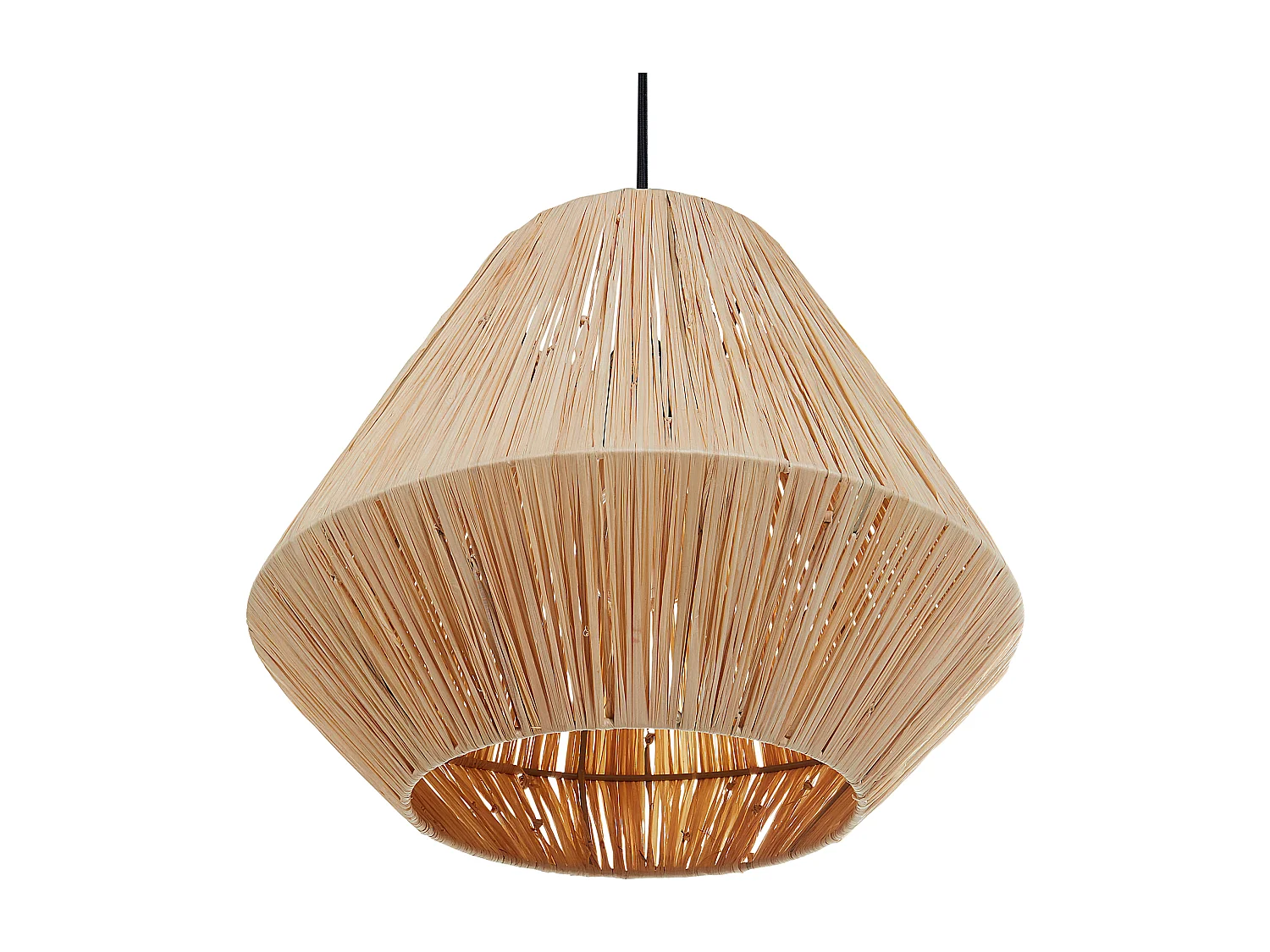 Hanglamp DAMIT Wicker Natuurlijk