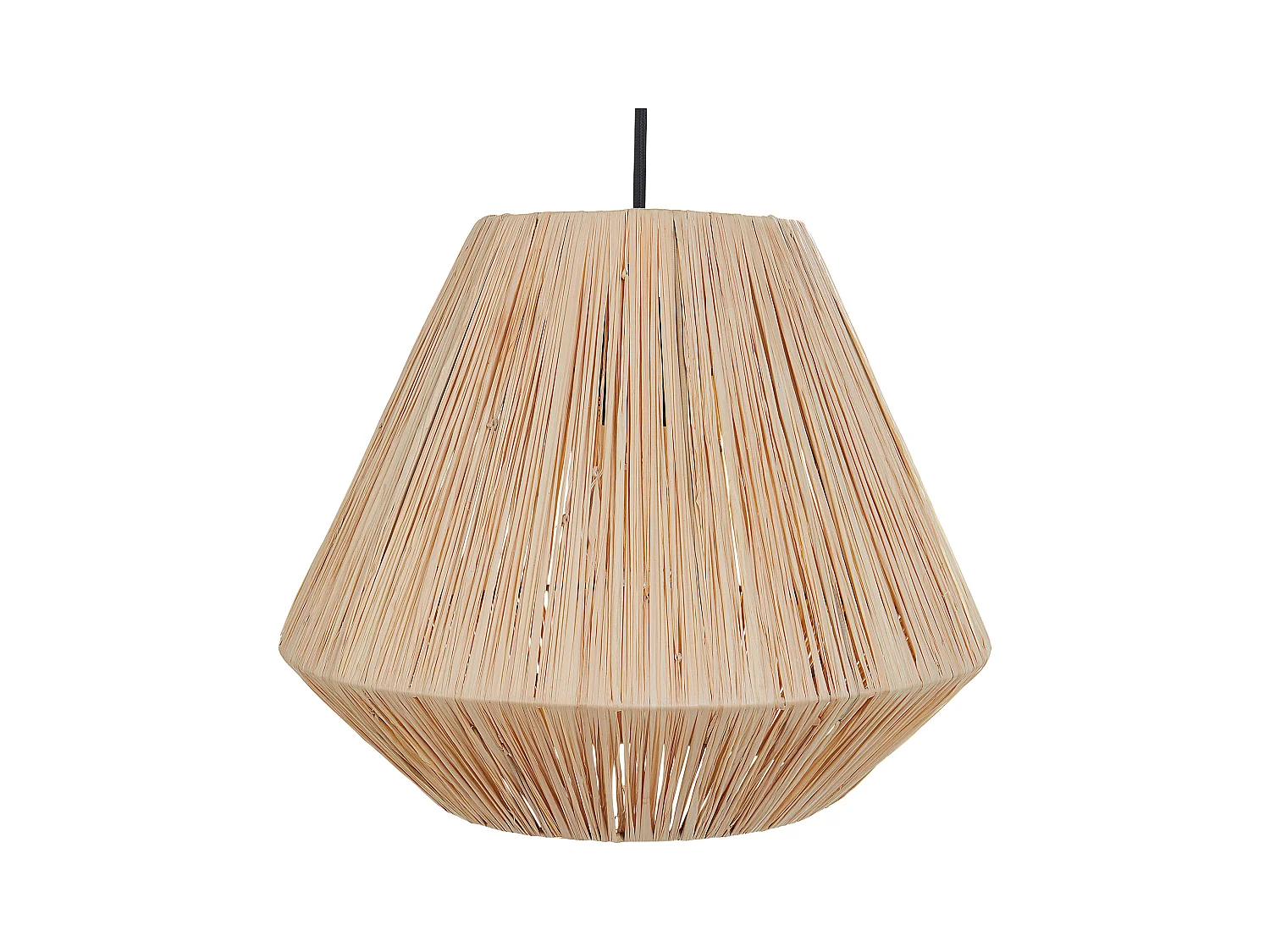 Lampe suspension DAMIT Osier Naturel