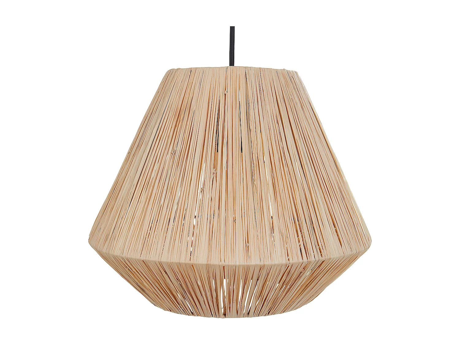 Lampe suspension DAMIT Osier Naturel
