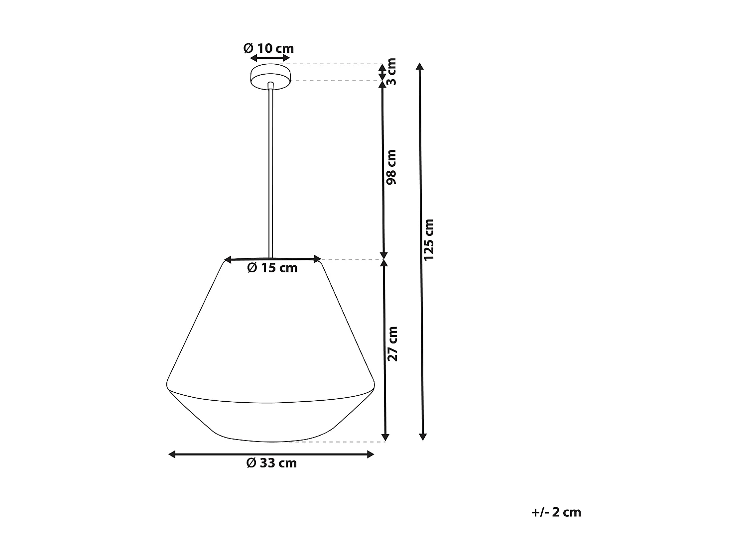 Lampe suspension DAMIT Osier Naturel