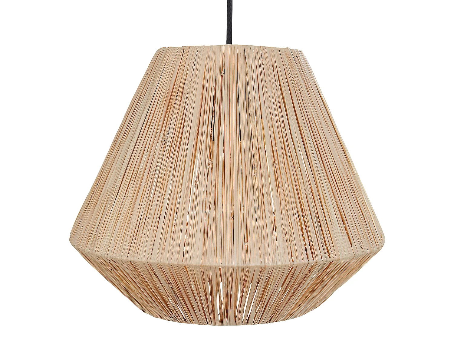 Lampe suspension DAMIT Osier Naturel