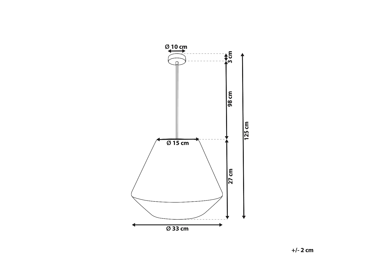Lampe suspension DAMIT Osier Naturel