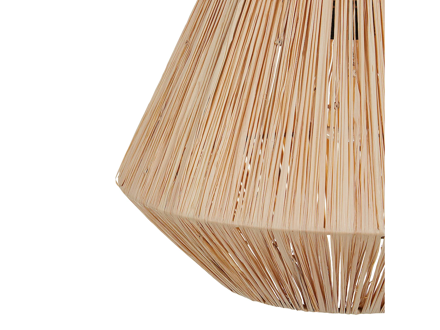Lampe suspension DAMIT Osier Naturel